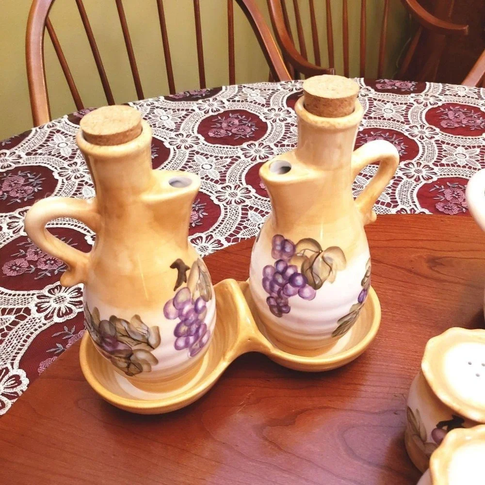 Appetizer‎ Platter & Soup Turrane & Cruets Set & Sa